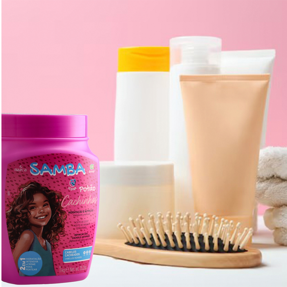 Tratamiento para el cabello 2 en 1 Potão Cachinhos Nazca Samba (1 kg / 2.2 lb) - Miniatura 4