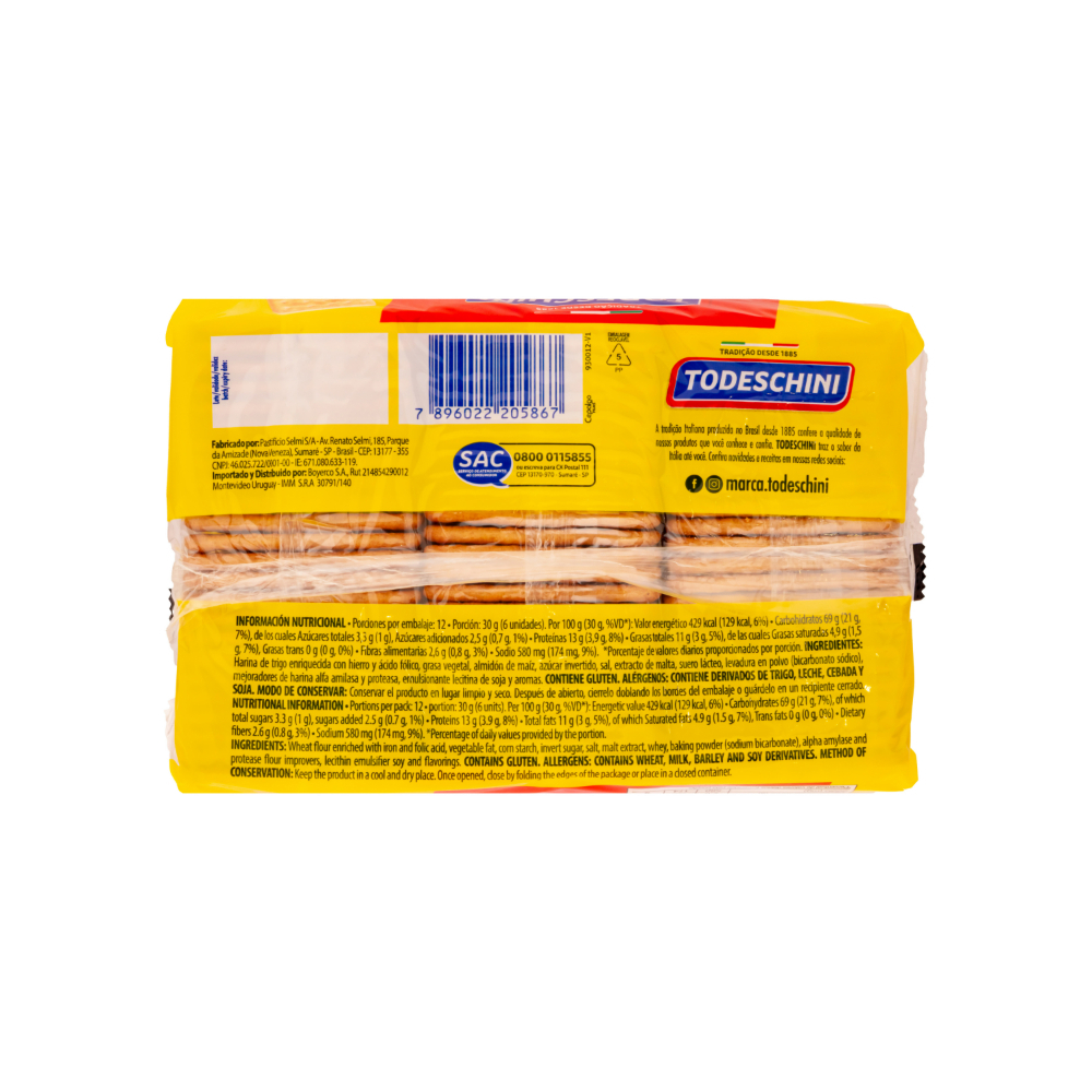 Galletas de mantequilla Todeschini (360 g / 12 oz) - Miniatura 2