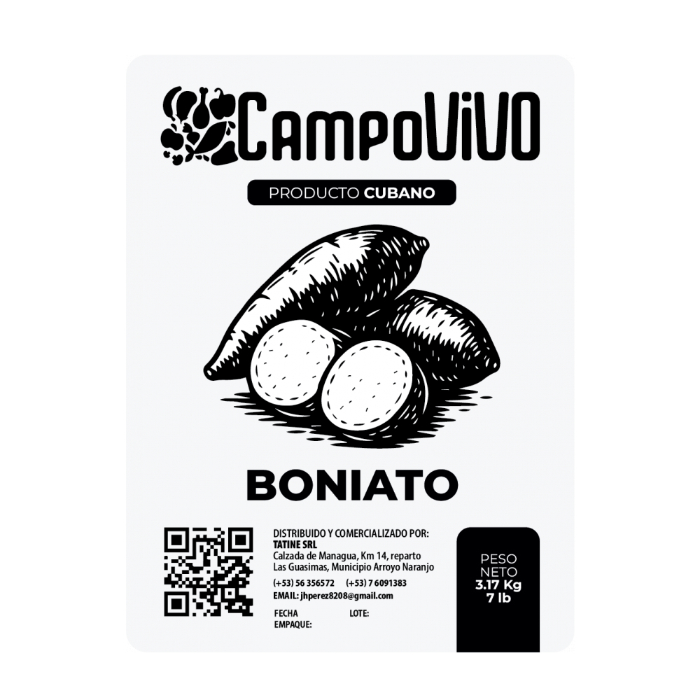 Boniato Campo Vivo (3.17 Kg / 7 lb) - Miniatura 3