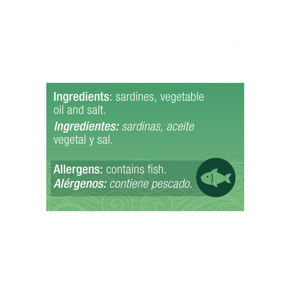 Sardinas en aceite vegetal YEYA (425 g / 15 oz) - Miniatura 2