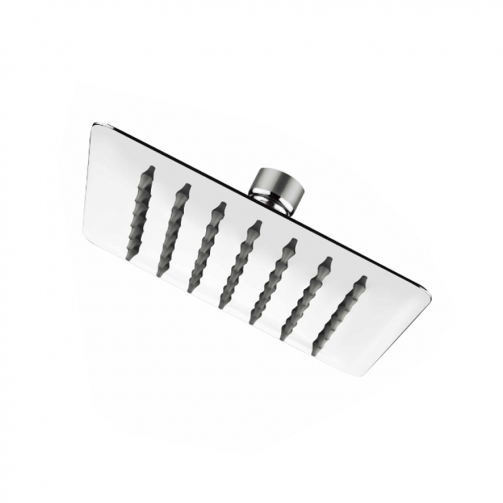 Regadera redonda para ducha de 6". Tipo lluvia acabado cromado Griven - Miniatura 4