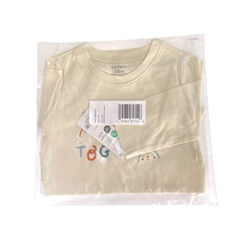 Body de manga larga baby better together cat Carter's (Talla 18 meses) - Miniatura 2
