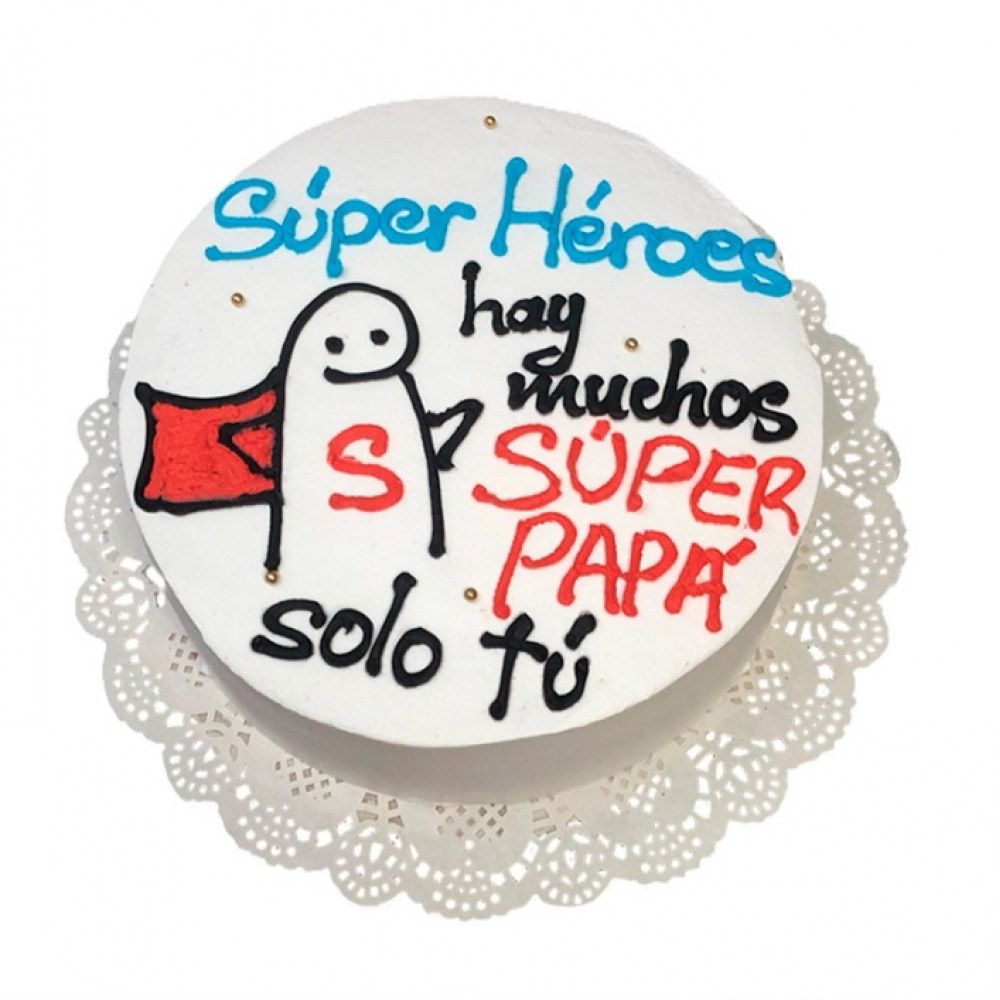 Cake Super Papa Deyi&Sweet (12 personas) - Miniatura 3