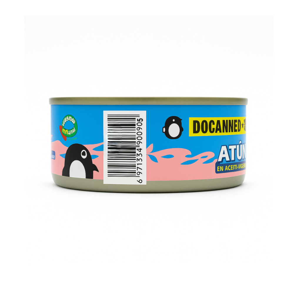 Atún en aceite vegetal Docanned Star (3 x 140 g / 4.9 oz) - Miniatura 3