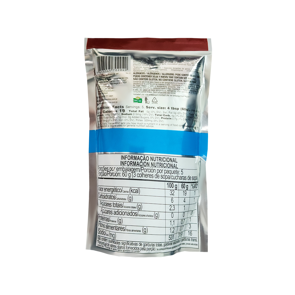 Salsa de tomate pizza Val (300 g / 10.5 oz) - Miniatura 2