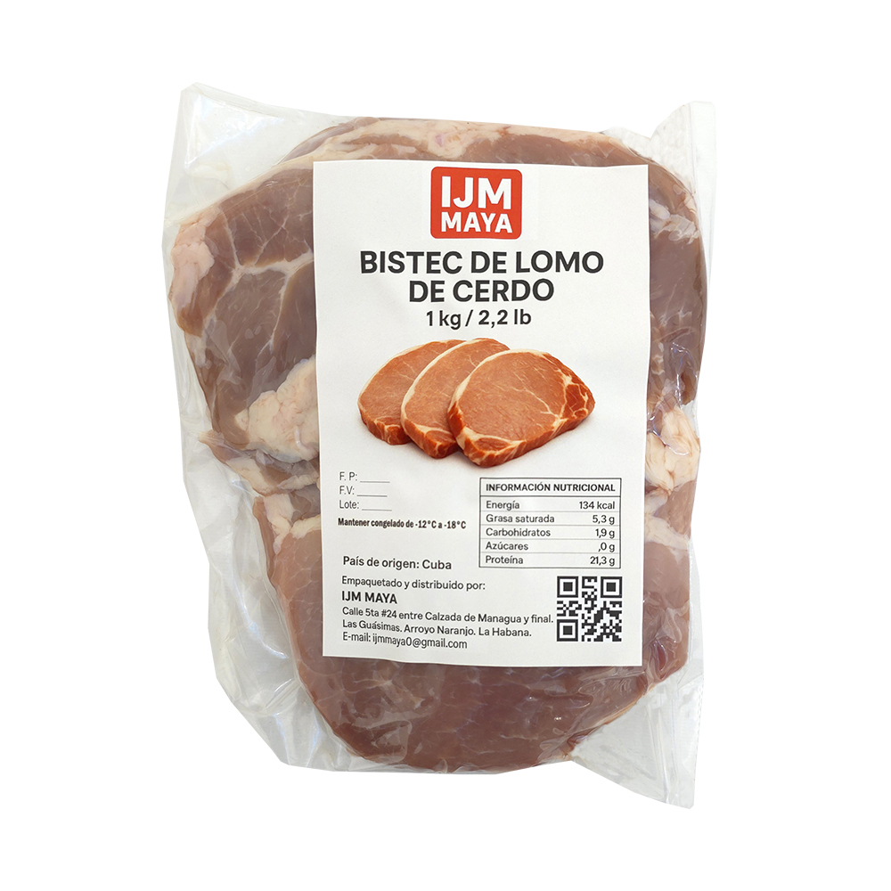 Bistec de lomo de cerdo IJM Maya (1 kg / 2.2 lb) - Miniatura 3