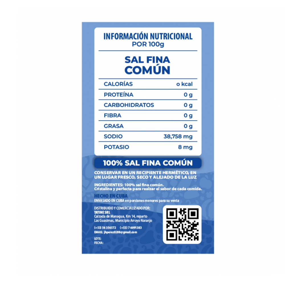 Sal fina común Campo Vivo (2 x 1 kg / 2.2 lb) - Miniatura 2