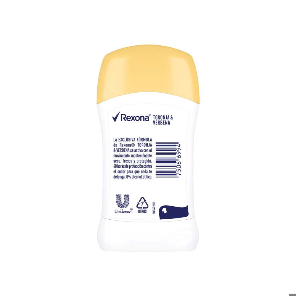 Desodorante en barra Toronja y Verbena Rexona (45 g / 1.58 oz) - Miniatura 4