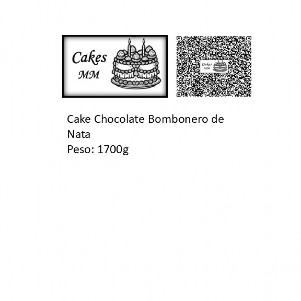 Cake chocolate bombonero de nata Cakes MM (12 comensales) - Miniatura 4