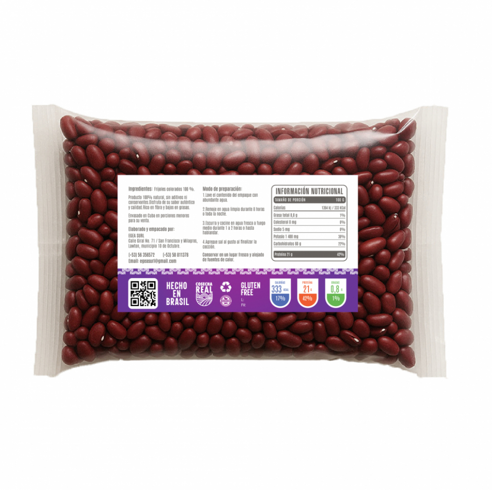 Frijoles colorados Cosecha Real (10 x 1 kg / 2.2 lb) - Miniatura 3
