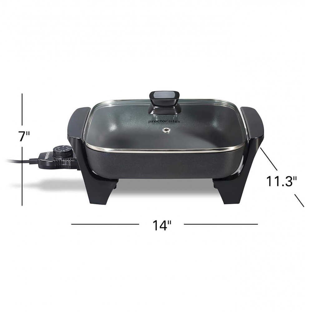 Sartén eléctrico negro Proctor Silex 38526PS - Miniatura 4