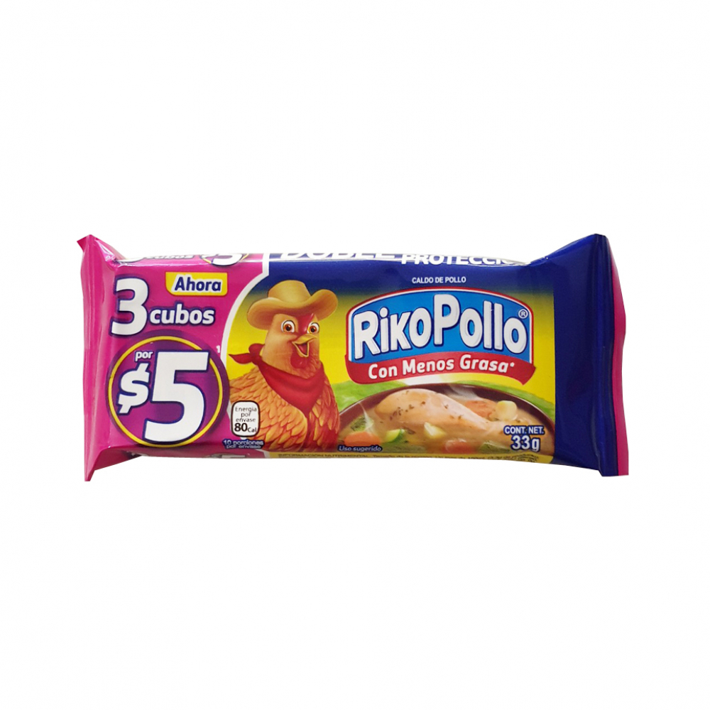 Caldo de pollo en cubos RikoPollo (33 g / 1.16 oz) - Miniatura 2