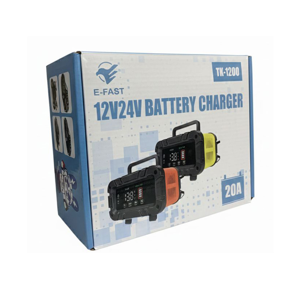 Cargador de baterias 12 V 24 V TK-1200 E-Fast - Miniatura 4