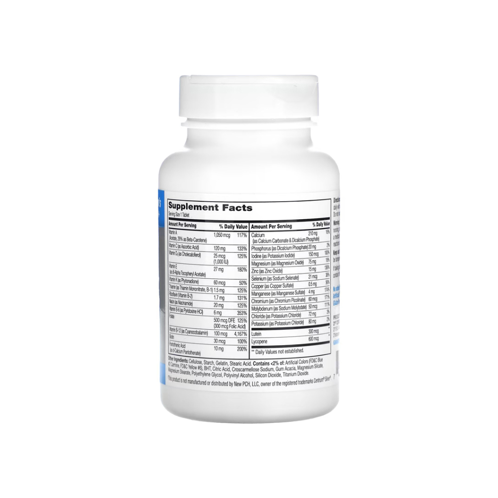 Suplemento multivitamínico y minerales para hombres mayores de 50 años Sentry 21st Century (100 tabletas) - Miniatura 2