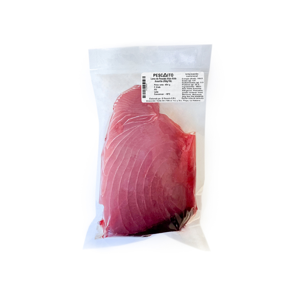 Lomo de pescado atún aleta amarilla Pescaito (454 g / 1 lb) - Miniatura 3