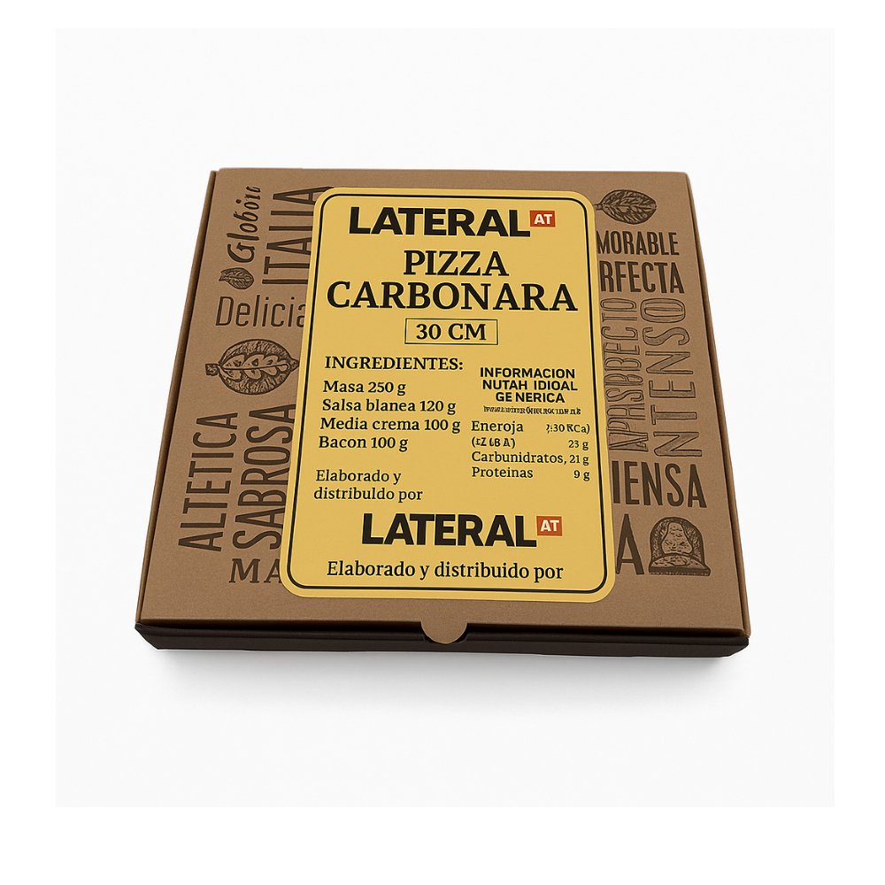 Pizza Carbonara Lateral (30 cm) - Miniatura 2