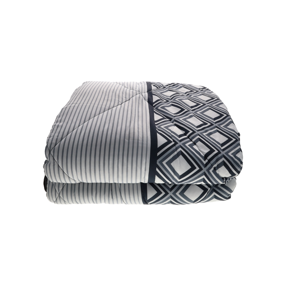 Set de edredón con diseño de rayas y diamantes Ceasar Palace (5 piezas) - Miniatura 3