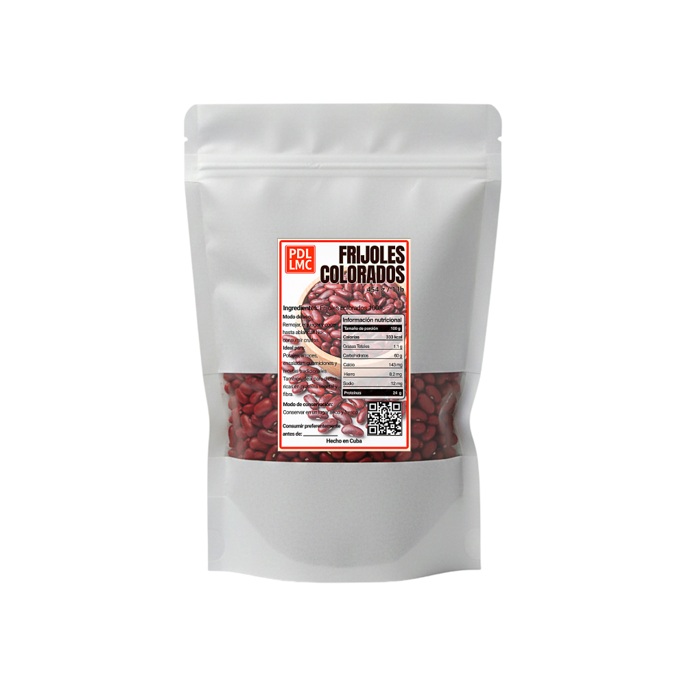 Frijoles colorados PDL LMC (454 g / 1 lb) - Miniatura 2