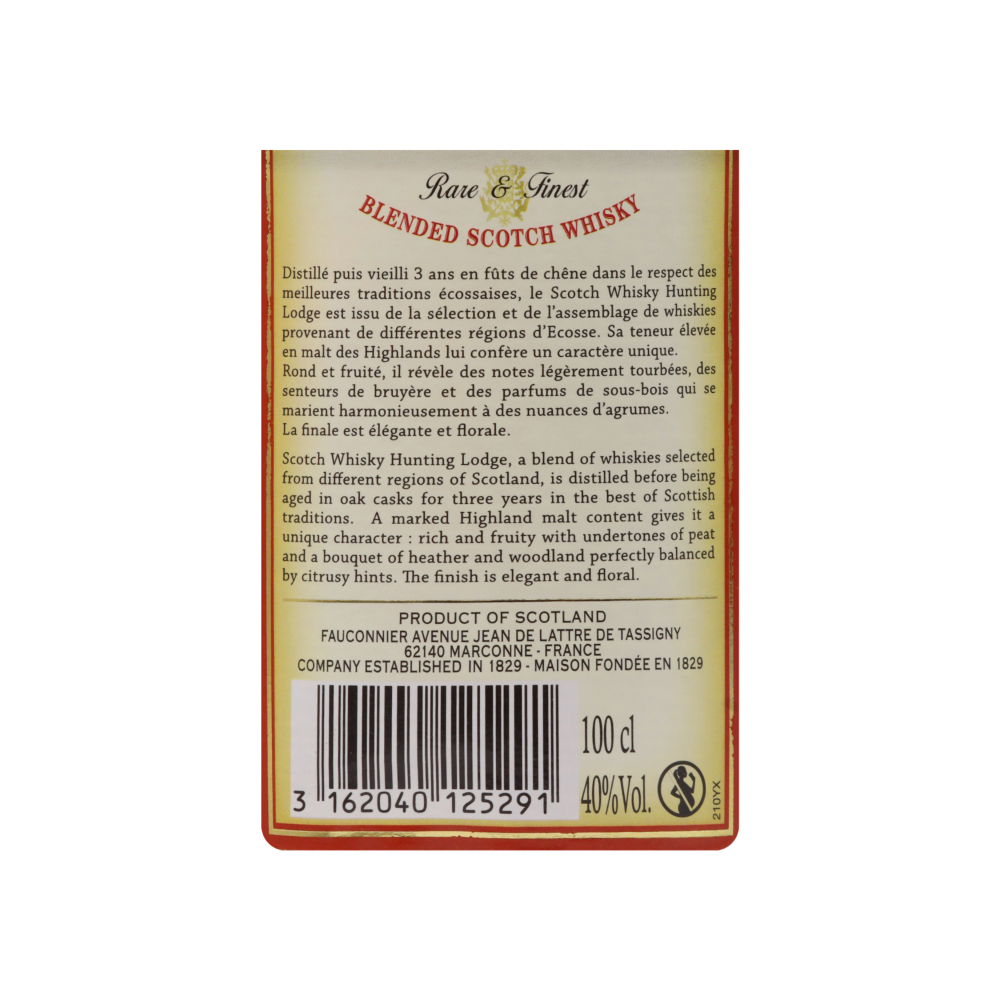 Whisky 40% vol Hunting Lodge (1 L) - Miniatura 3