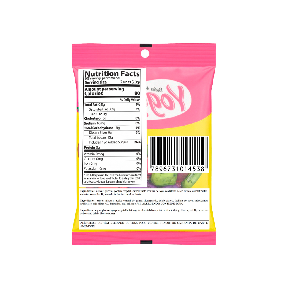 Caramelos masticables de yogurt crema surtidos (300 g / 10.6 oz) - Miniatura 2