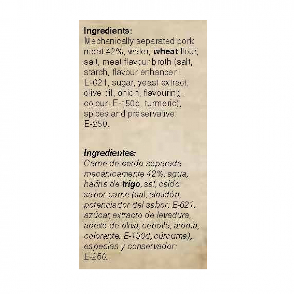 Fiambre de carne de cerdo YEYA (415 g / 14.6 oz) - Miniatura 4