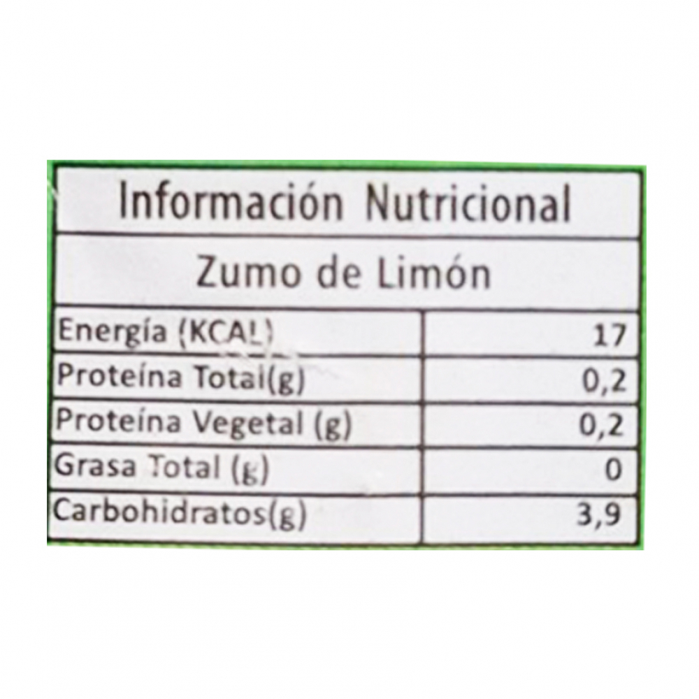 Zumo de limón (1 L) - Miniatura 3