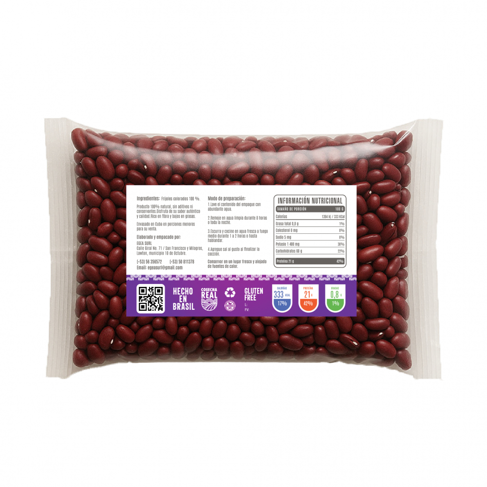 Frijoles colorados Cosecha Real (1 kg / 2.2 lb) - Miniatura 2