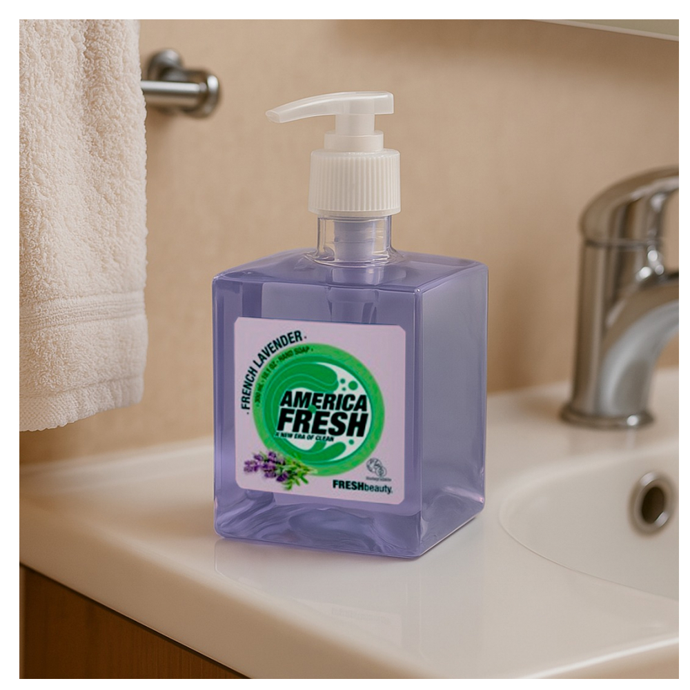 Jabón líquido lavanda para manos América Fresh (300 ml / 10.10 oz) - Miniatura 4