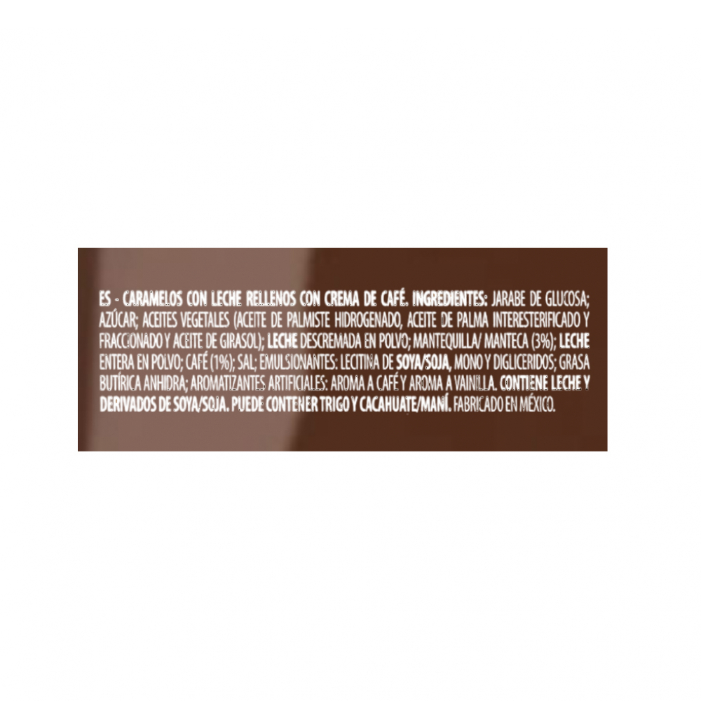 Caramelos con leche rellenos sabor café Arcor (126 g / 4.4 oz) - Miniatura 3