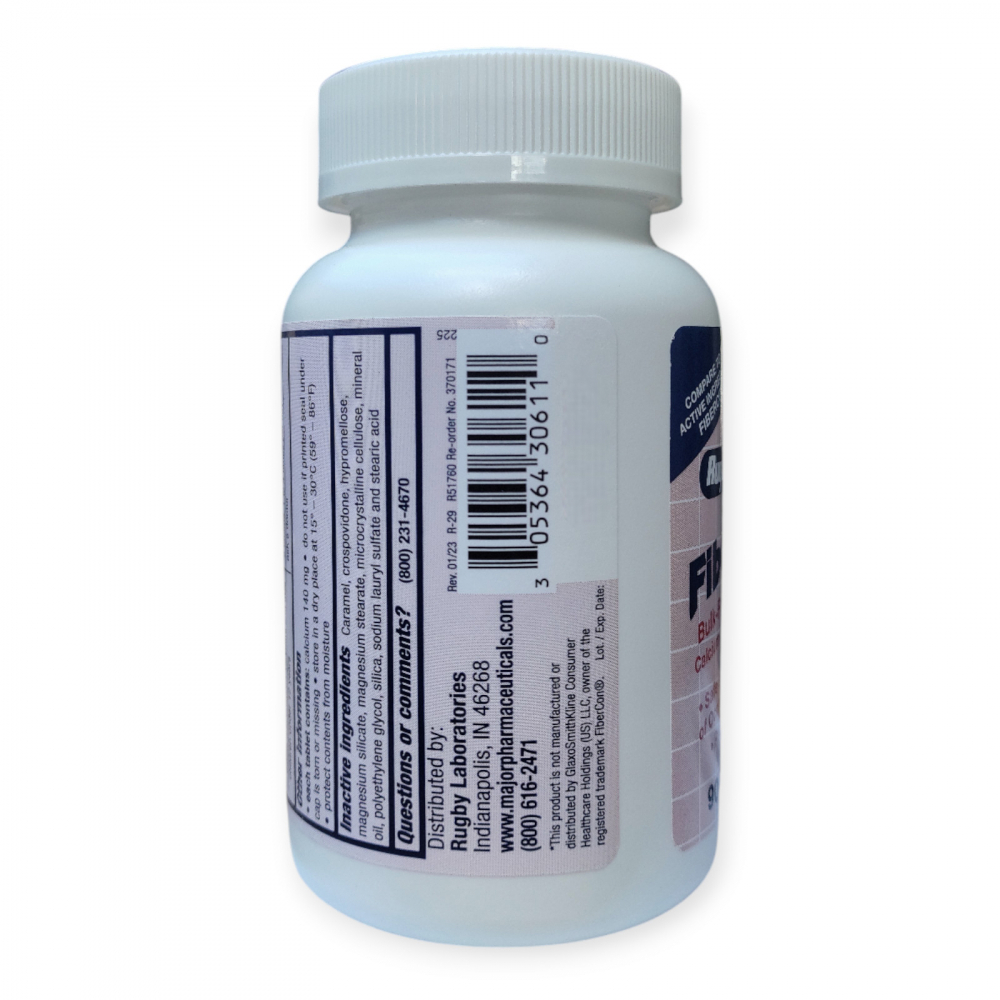 Policarbofilo de calcio. Fiber-Lax 625 mg Rugby (90 tabletas) - Miniatura 4