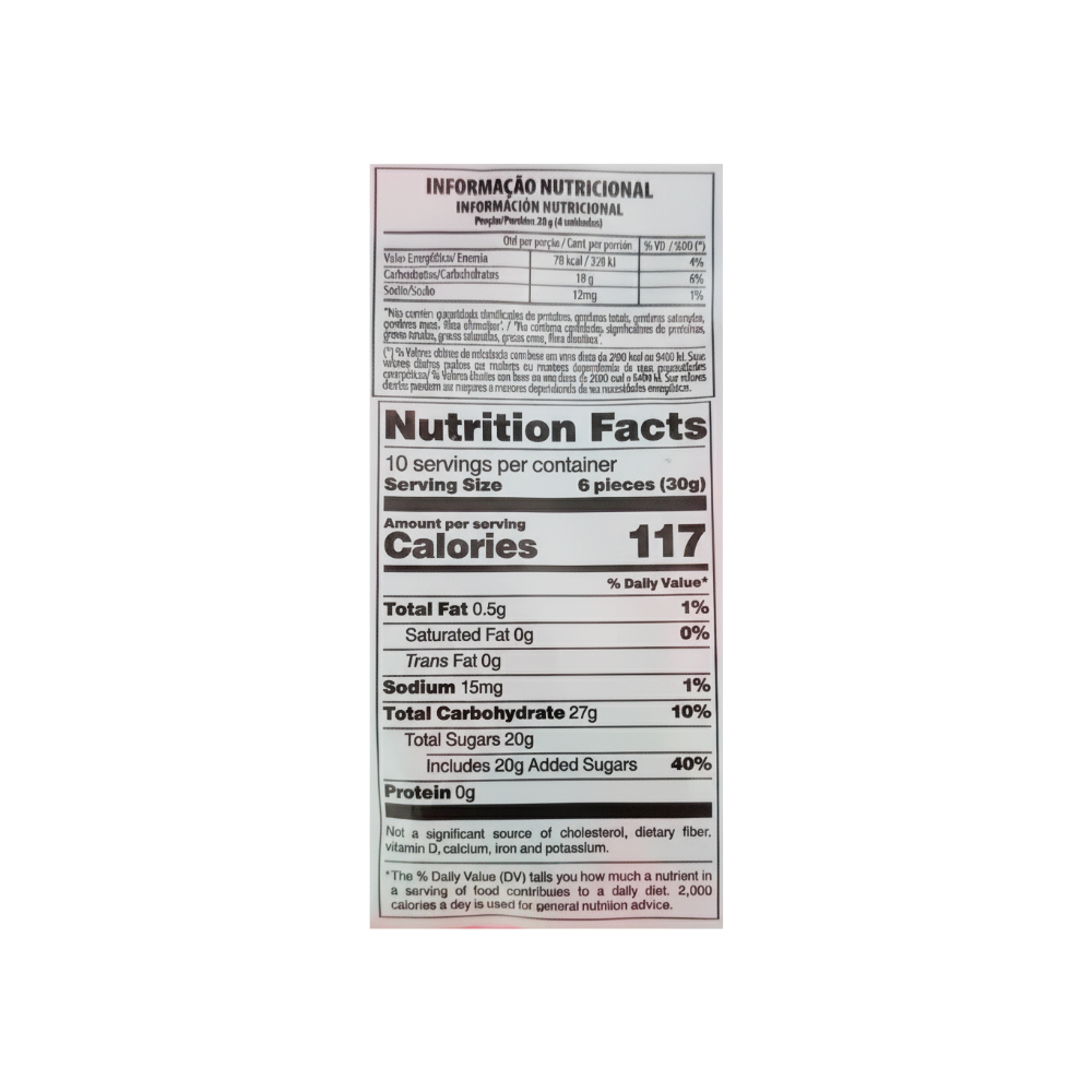 Paquete de caramelos masticables aromatizados Florestal (300 g / 10.58 oz) - Miniatura 4