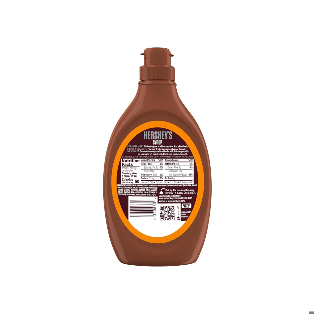 Jarabe de caramelo Hershey's (623 g / 1.37 lb) - Miniatura 2