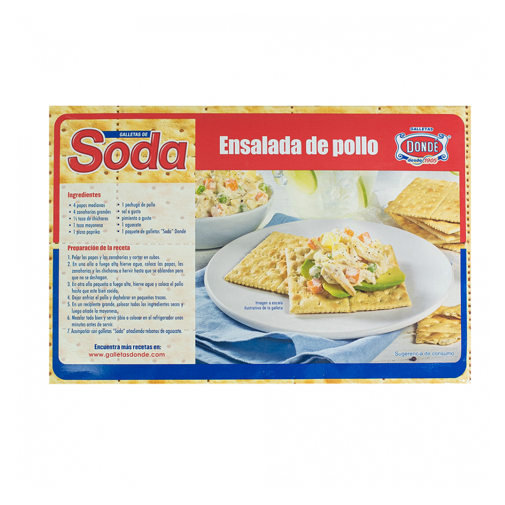 Galletas de soda Dondé (5 X 800 g / 1.76 lb) - Miniatura 3