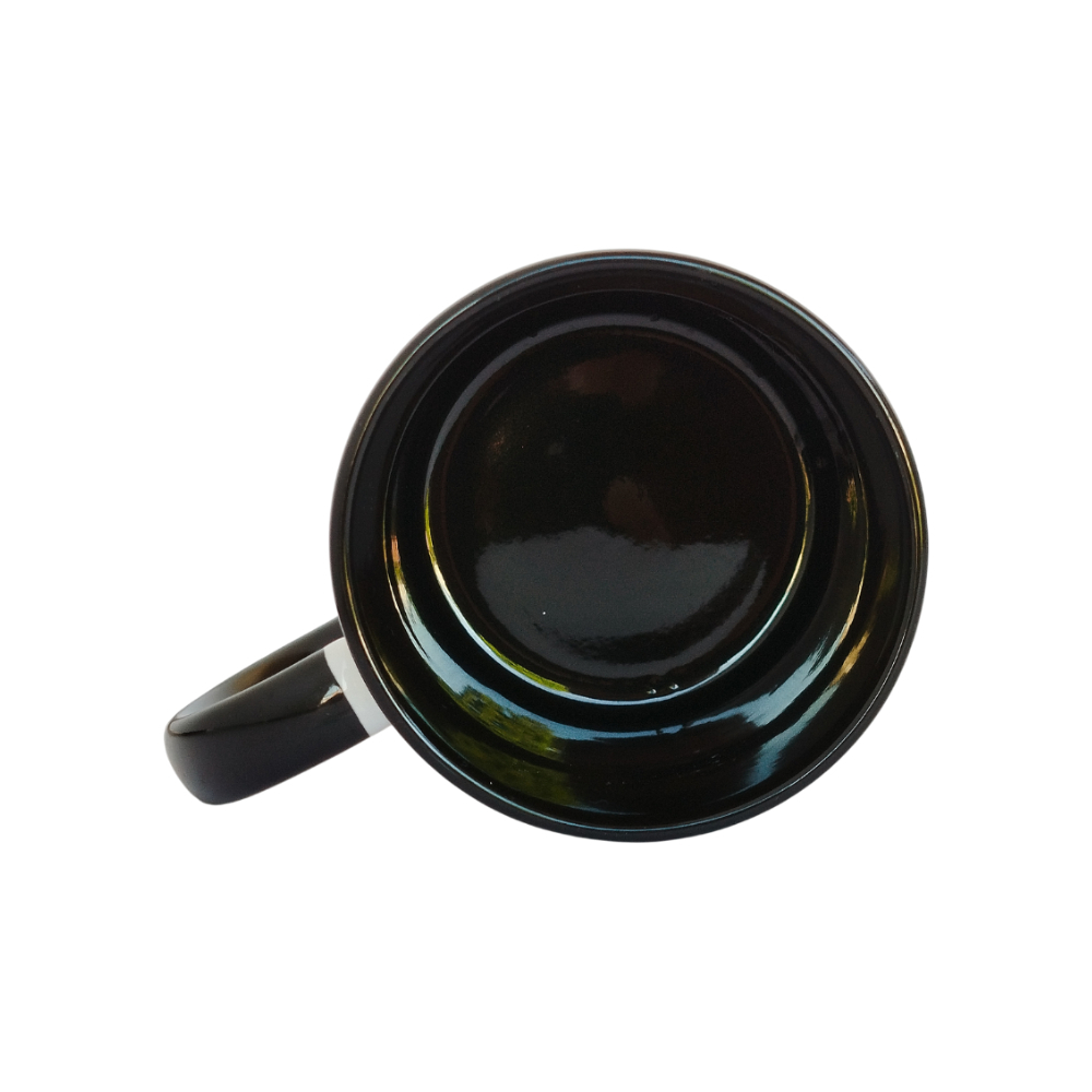 Taza de cerámica blanca con el interior y el asa en color negra Torbex - Miniatura 4