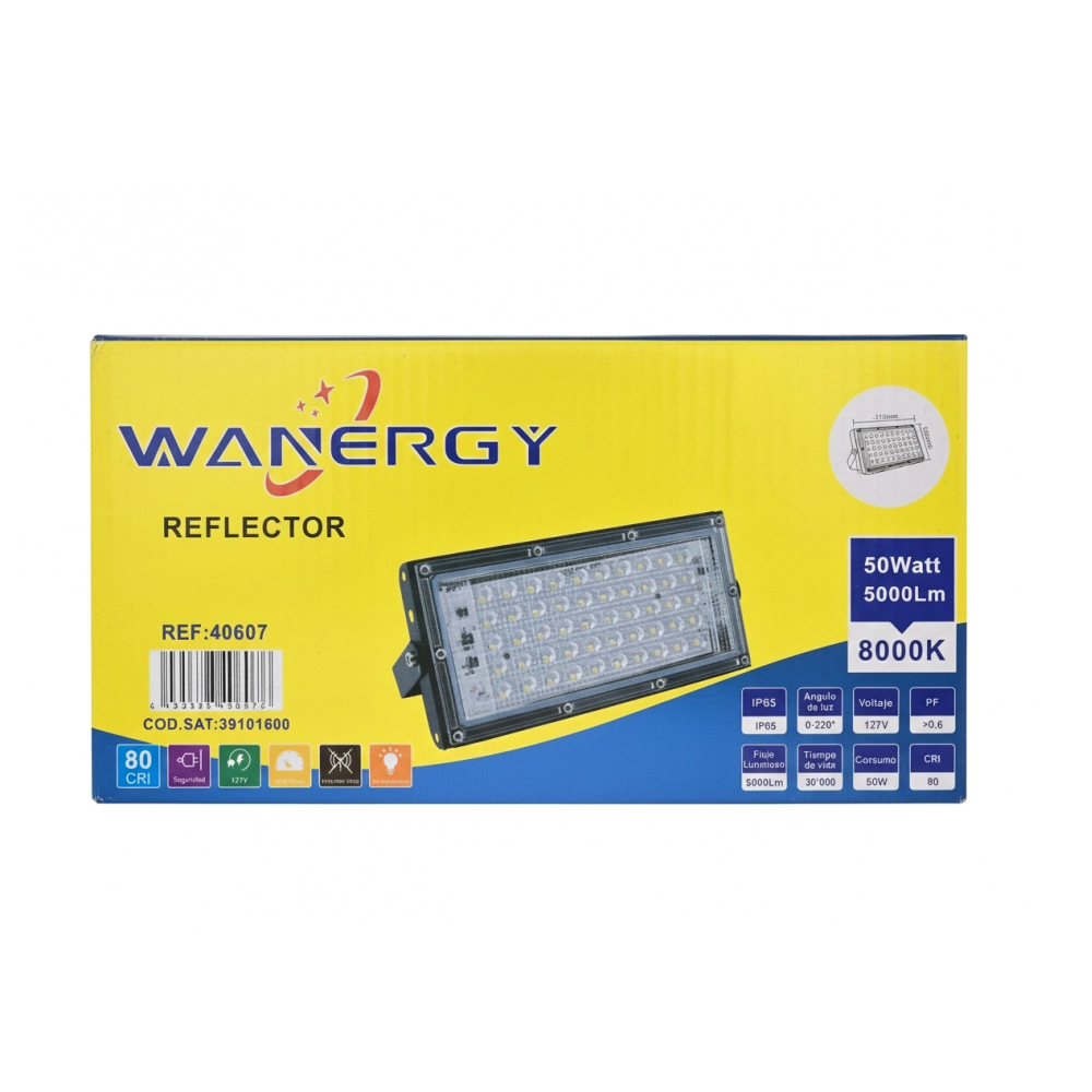 Lampara reflector LED 50 W Wanergy 40607 - Miniatura 2