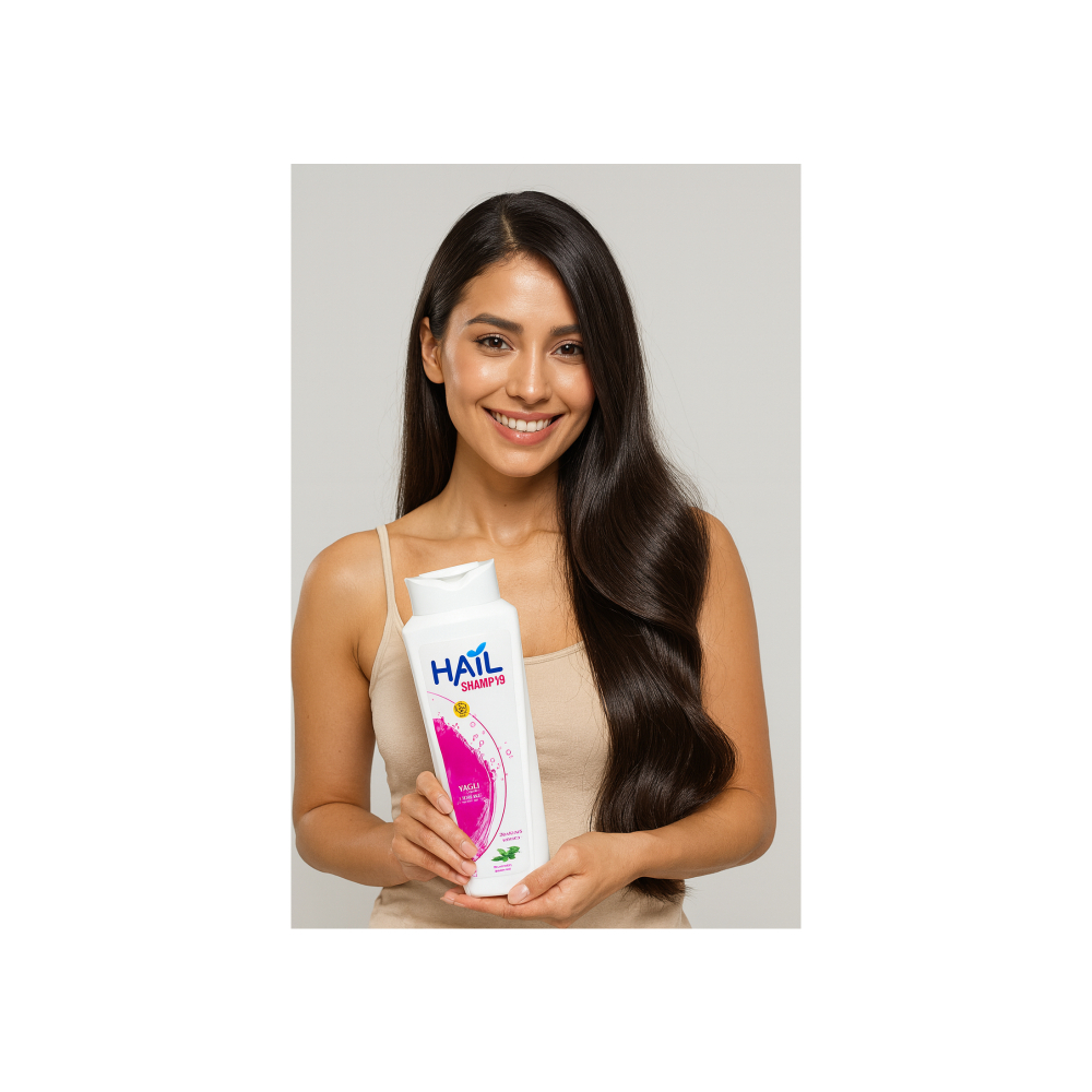 Champú de té verde y aloe vera para cabello graso Hail (600 ml) - Miniatura 4