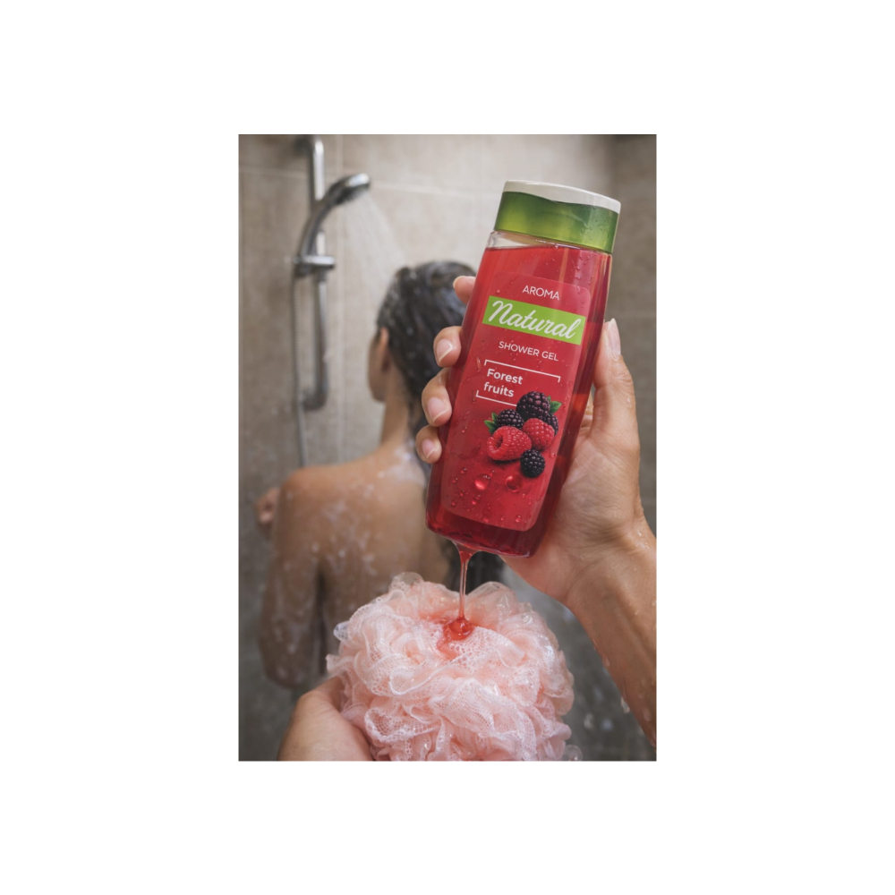 Gel de baño frutos del bosque Aroma Natural (400 ml) - Miniatura 4