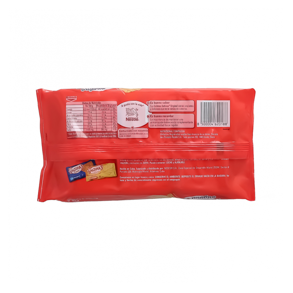 Galletas saladas original Saltinas Nestle (234 g / 8.25 oz) - Miniatura 2