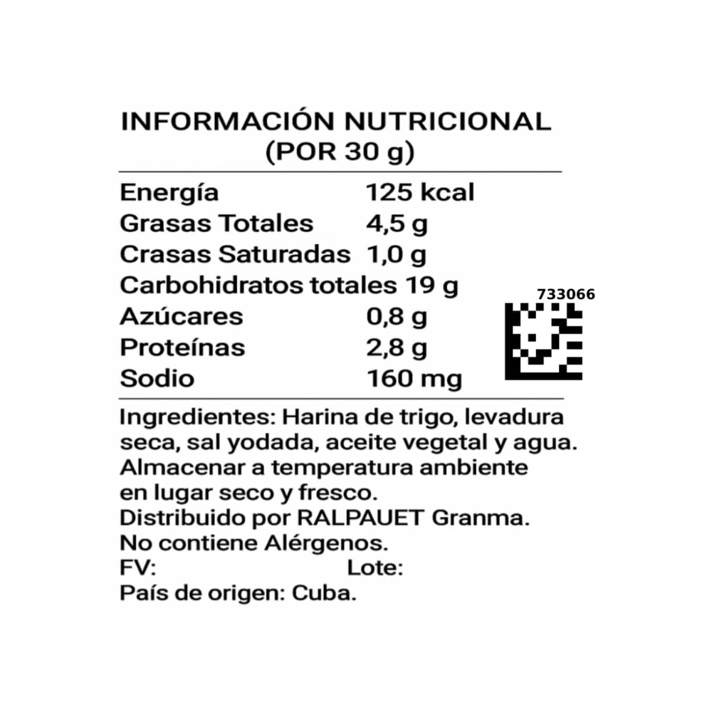 Galletas de sal artesanales Ralpaquet (400 g / 14.11 oz) - Miniatura 2