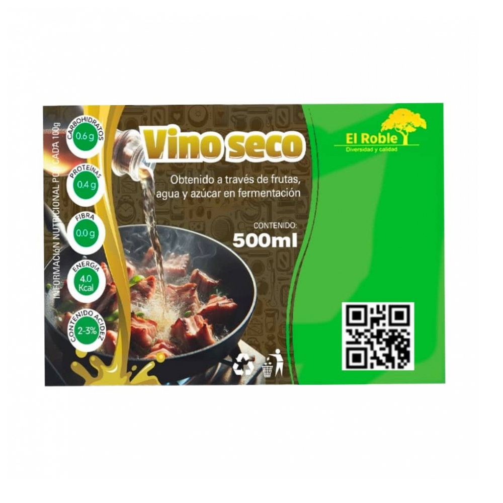 Vino seco El Roble (500 g / 1.1 lb) - Miniatura 2