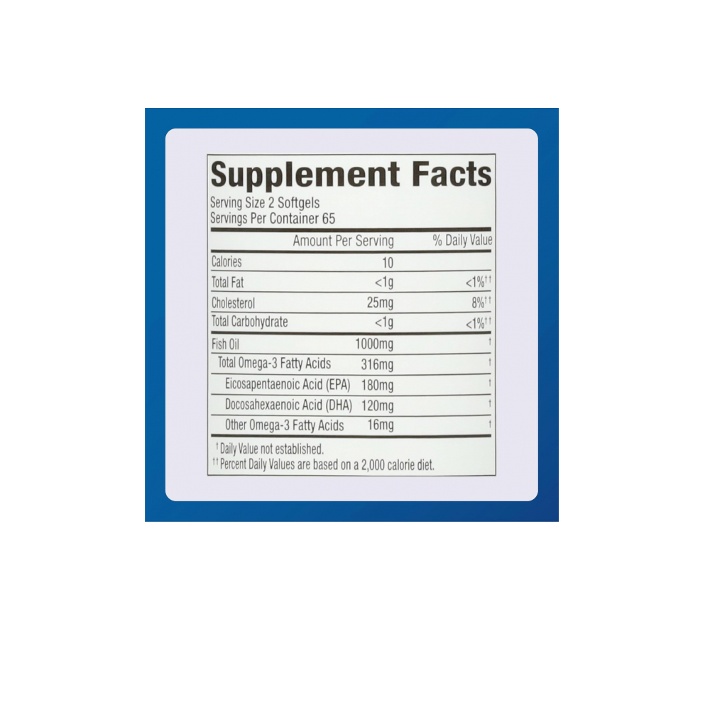 Aceite de pescado 500 mg (130 cáspsulas blandas) - Miniatura 2