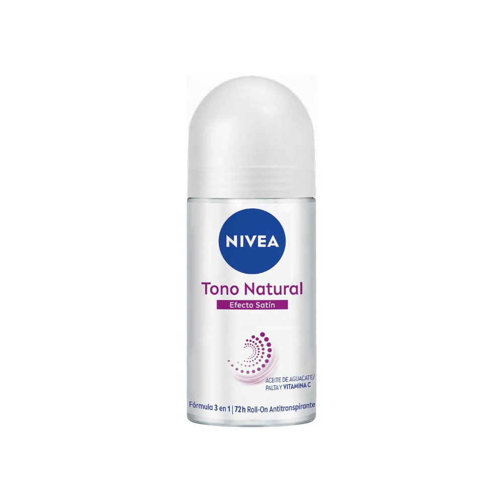 Desodorante antitranspirante Roll-On tono natural Efecto Satín Nivea (50 ml) - Miniatura 3