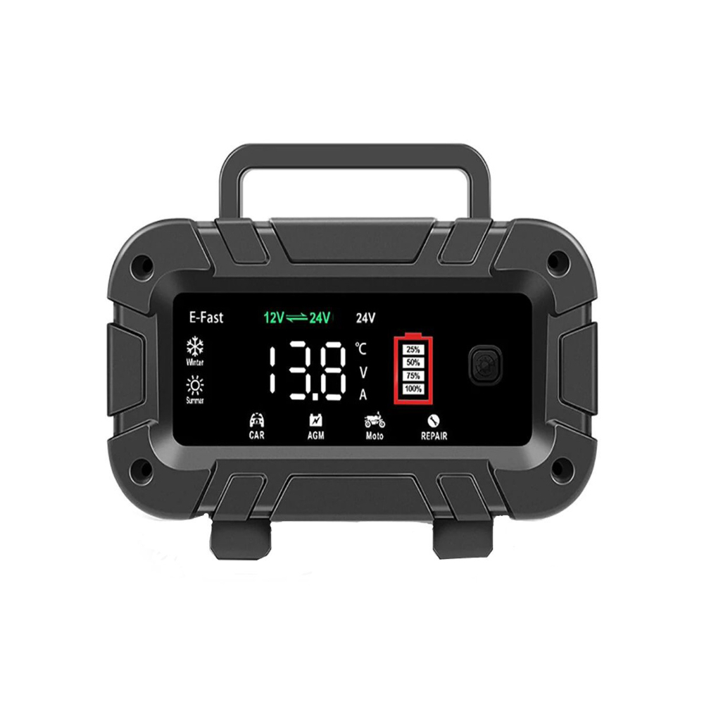 Cargador de baterias 12 V 24 V TK-1200 E-Fast - Miniatura 2