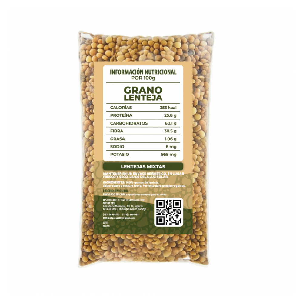 Lentejas Campo Vivo (3 x 500 g / 1.1 lb) - Miniatura 3