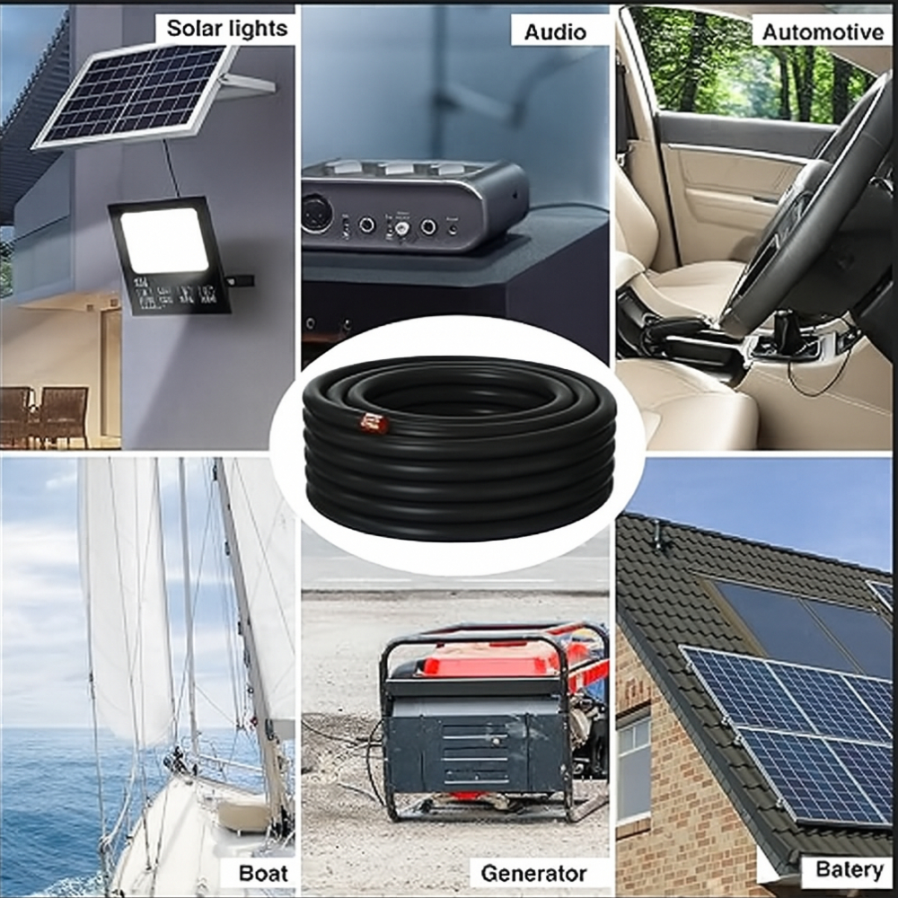 Cable negro 600 V calibre 4 THHN (100 m / 328 ft) - Miniatura 4