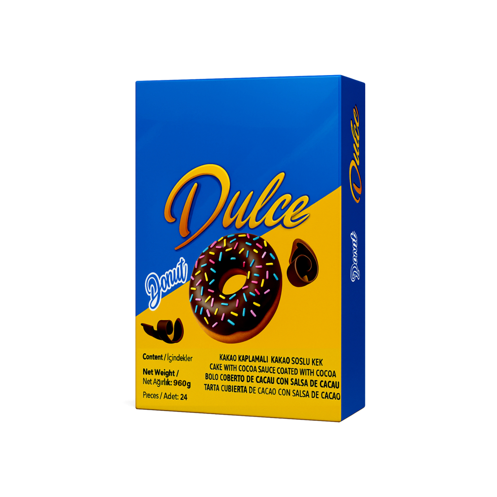 Pastelitos con leche: Donas cubiertas de chocolate y chispas + leche - Miniatura 2