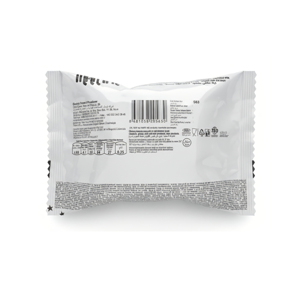 Tarta de chocolate rellena de chocolate con cobertura de chocolate blanco y coco Manela (50 g / 1.76 oz) - Miniatura 2