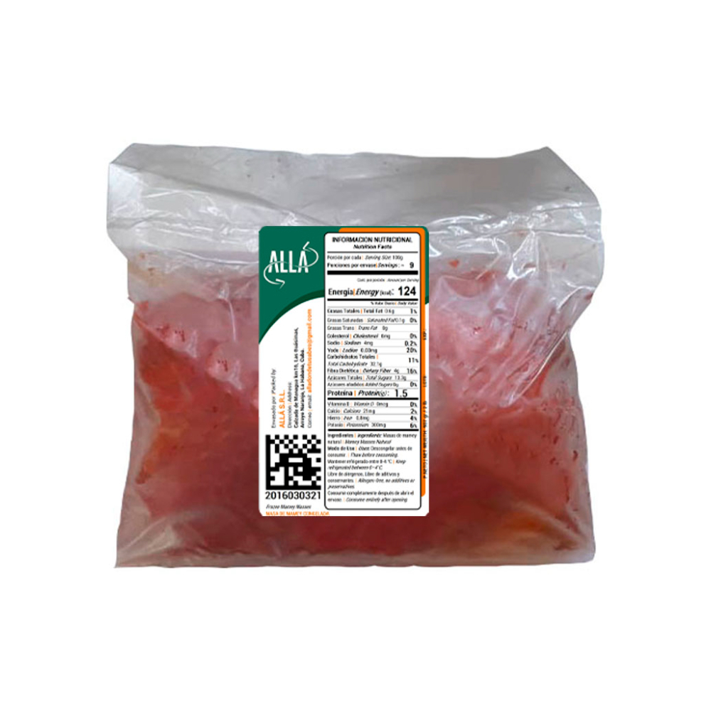 Masa de mamey congelada ALLÁ (907 g / 2 lb) - Miniatura 4