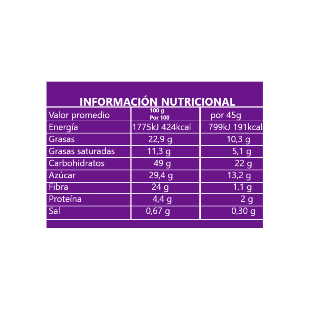 Pastel de cacao con crema de leche Bifa Keks (45 g / 1.58) - Miniatura 4