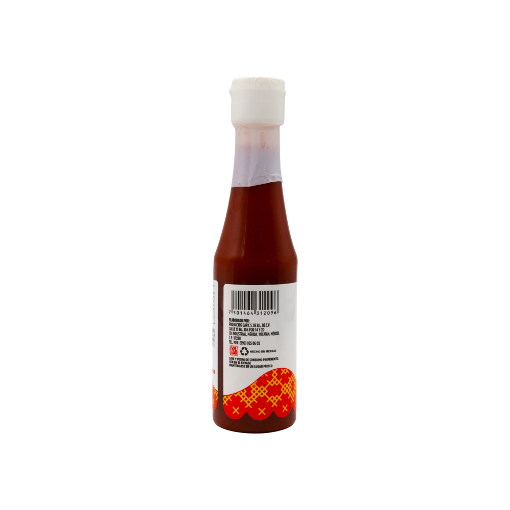 Salsa picante de chile rojo habanero Gary (145 ml) - Miniatura 3